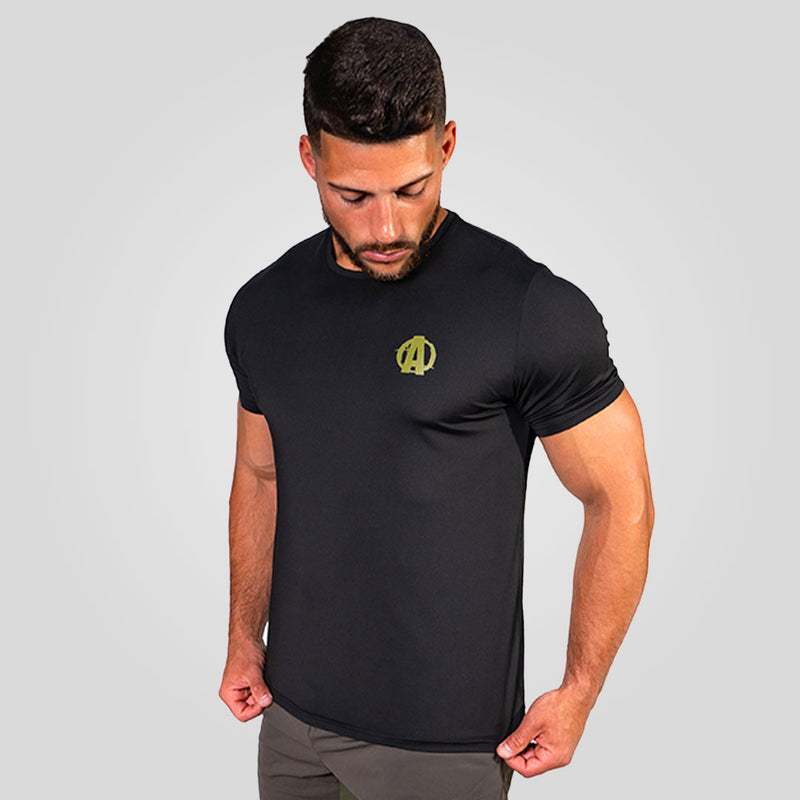 Animal Performance Black & Green Tee