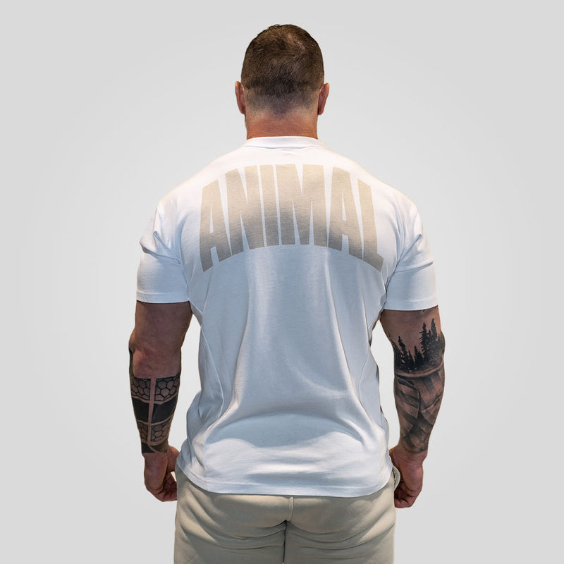 Animal Mens White Premium Tee