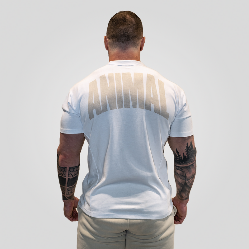 Animal Mens White Premium Tee