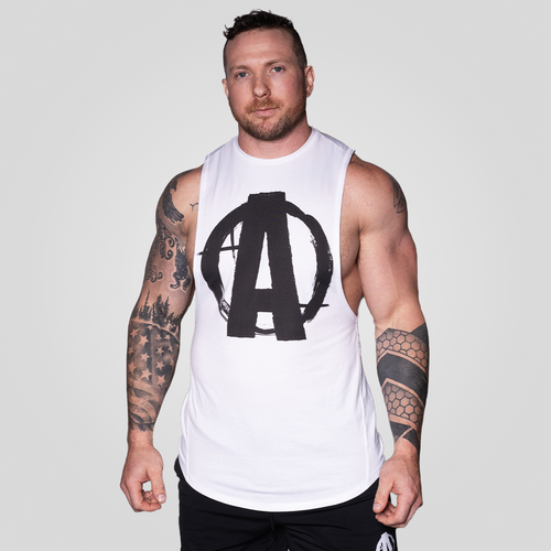 Animal Mens Essential White Tank