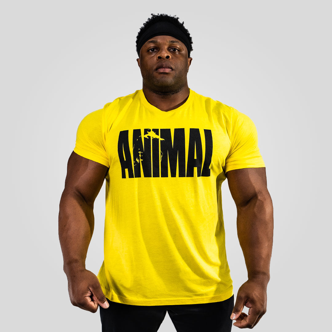 ANIMAL Logo Tee Yellow
