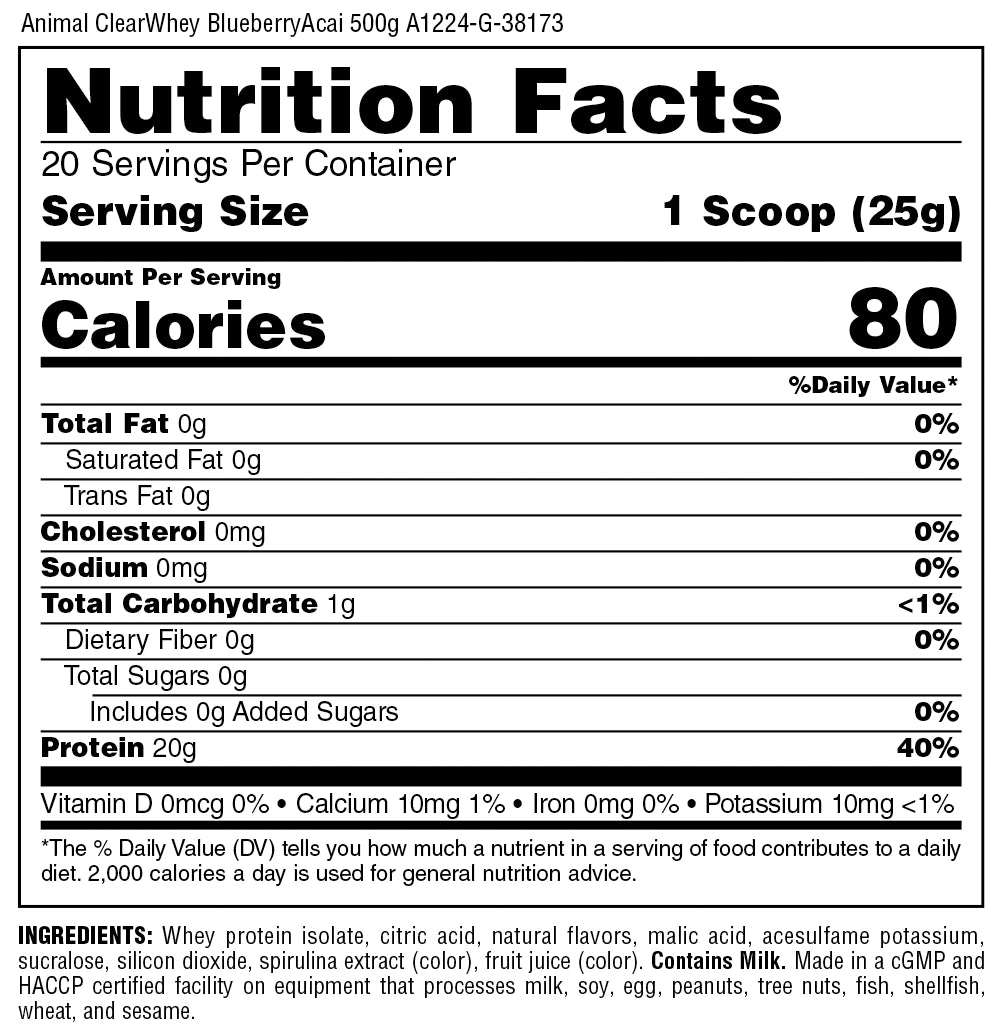 AnimalPak - Aislado de suero transparente - Información complementaria