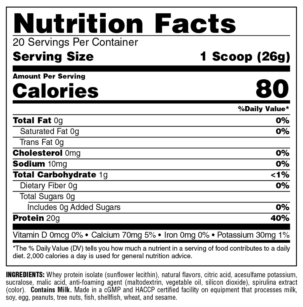 Nutrition Facts