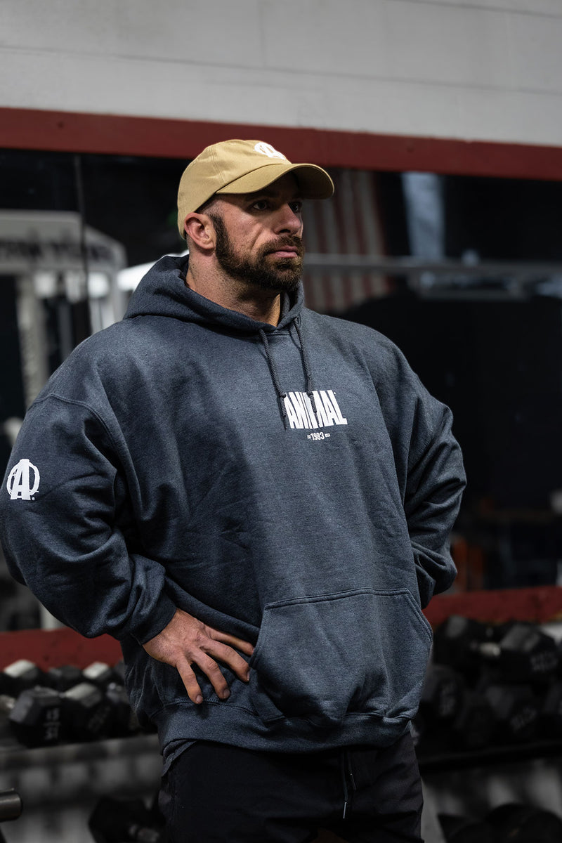 Animal 1983 Dark Heather Gray Hoodie