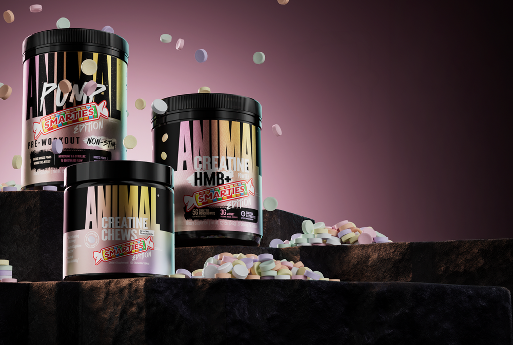 Animal Pak x Smarties supplements
