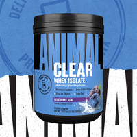 Animal Clear Whey Isolate Protein Powder Blueberry Acai 47739406090560