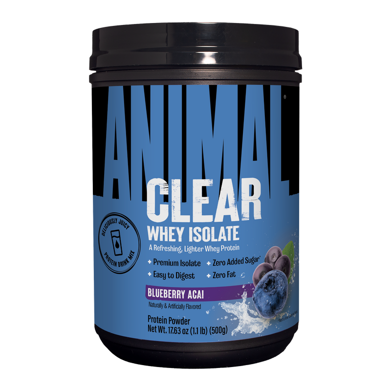 Animal Clear Whey Isolate Protein Powder