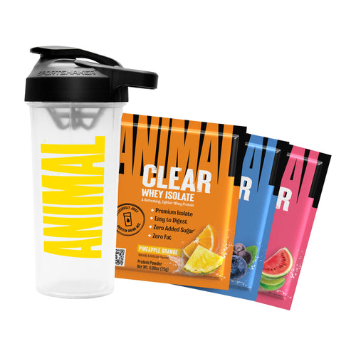 Animal Clear Whey Shaker Samples