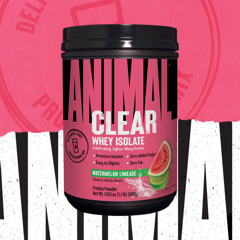 Animal Clear Whey Isolate Protein Powder: Watermelon Limeade