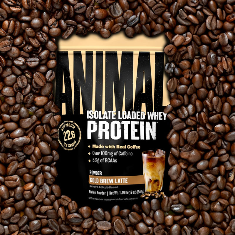 caffeine boost protein powder with real coffee
