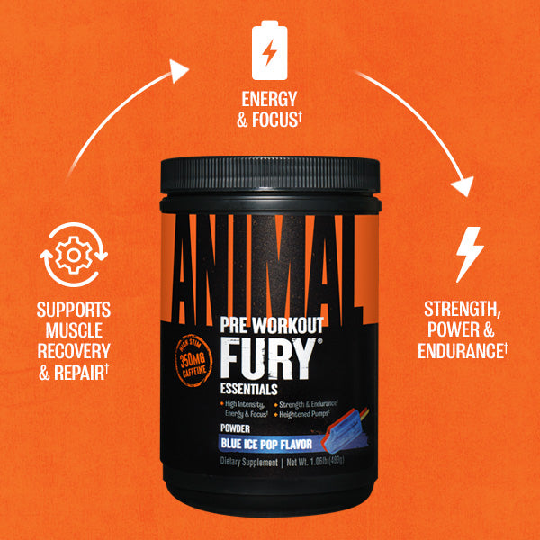 Animal Fury: Pre-Workout Powder Supplements for Energy | Animal Pak