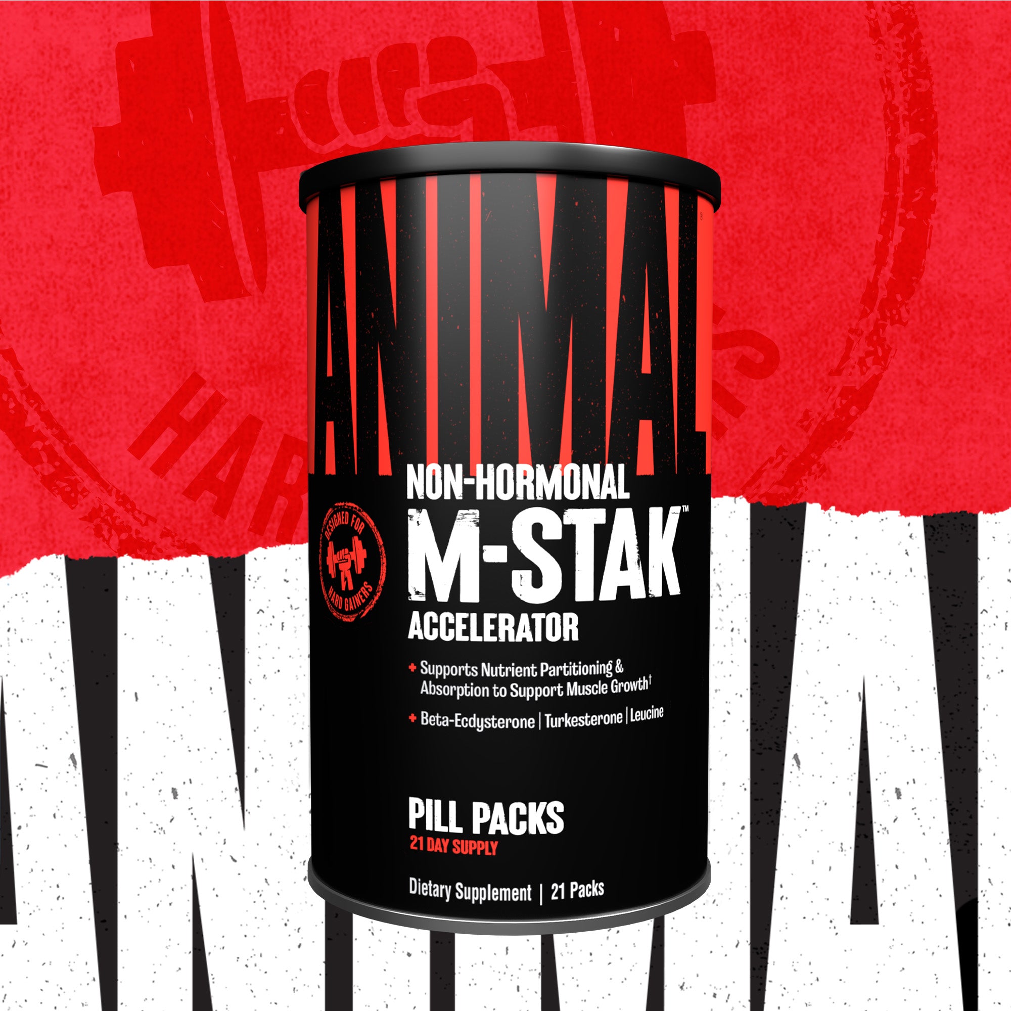 Animal M-Stak Pill Packs: Non-hormonal Lean Muscle Supplements – Animal Pak