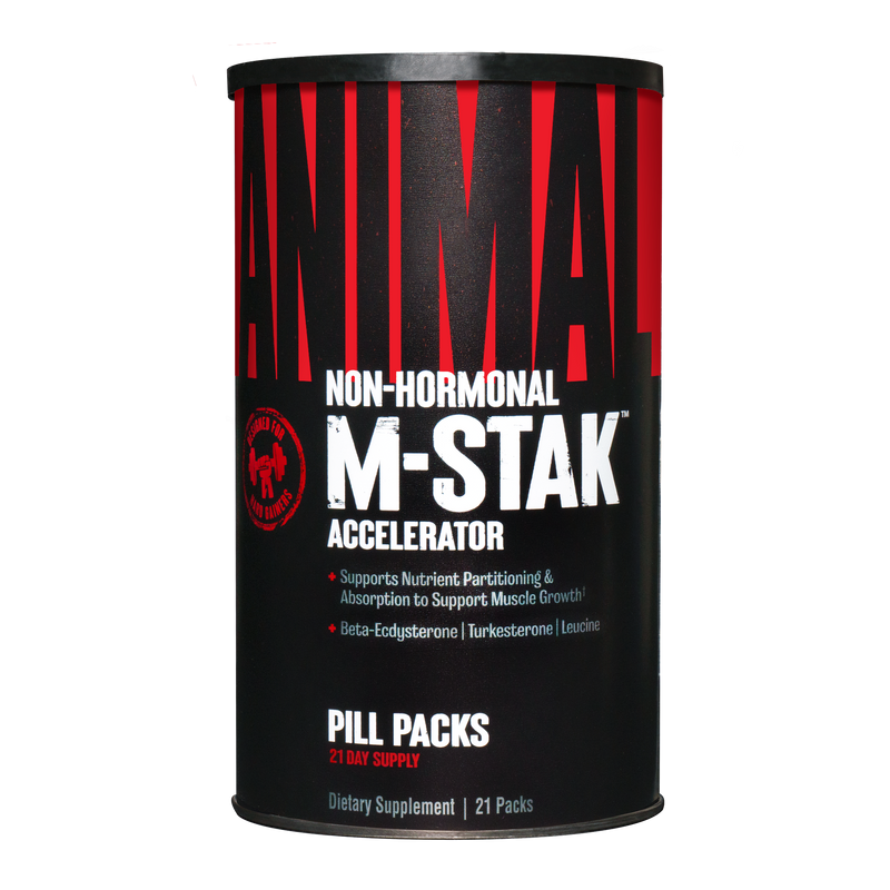 Animal M-Stak Pill Packs: Non-hormonal Lean Muscle Supplements