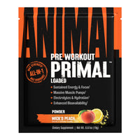 Animal Primal Preworkout Wick'd Peach Sample