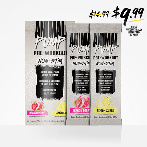 Animal Pump Non-Stim Stick Pack: Pre-workout Packets