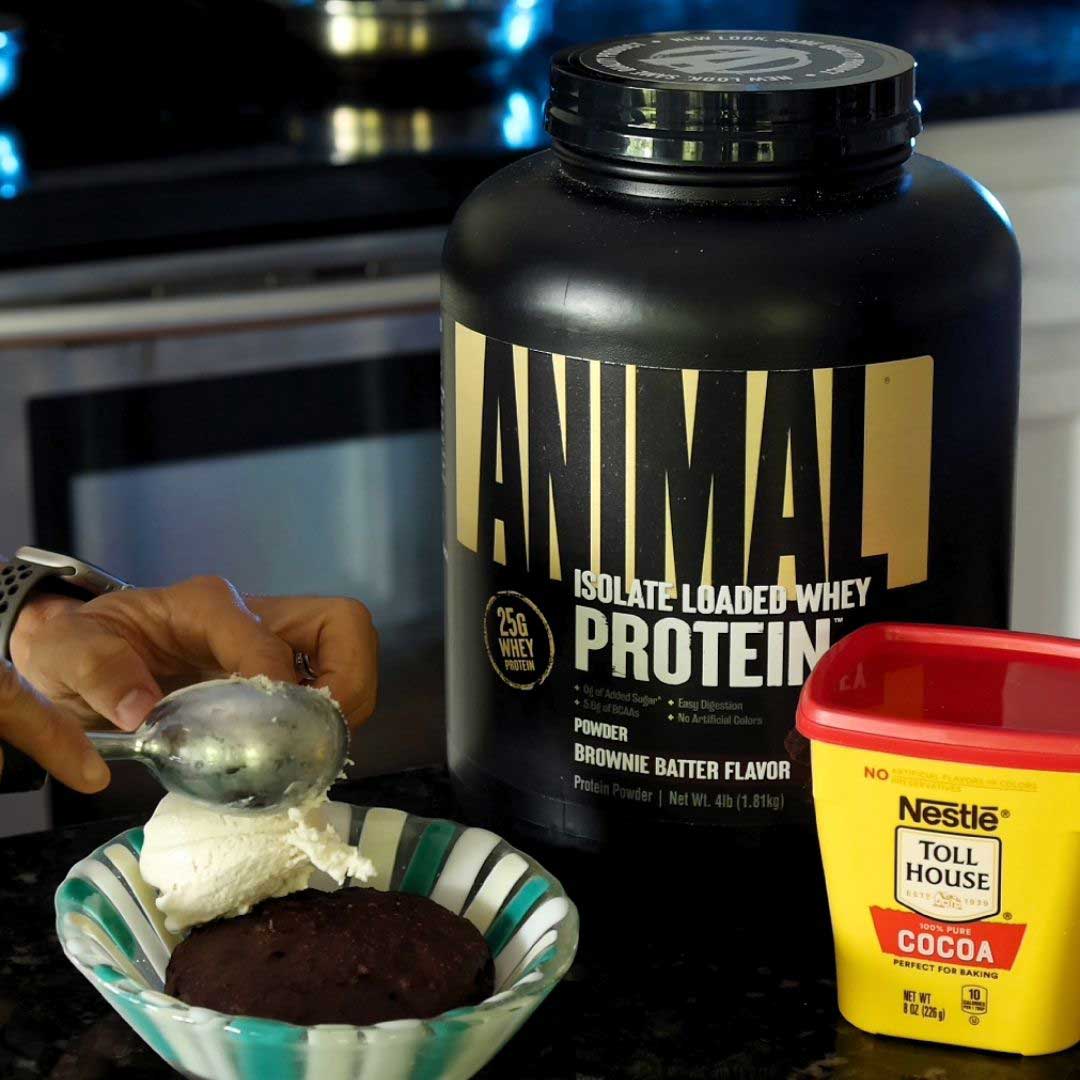 Triple Chocolate Protein Brownie