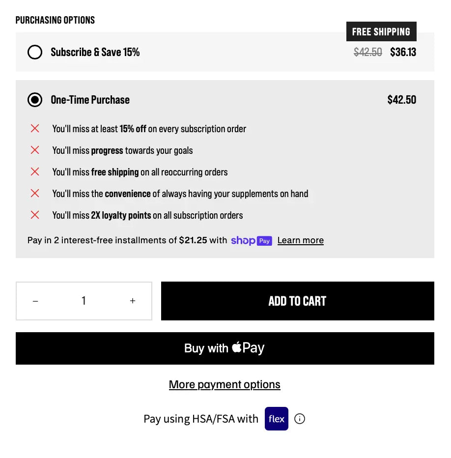 ADD PRODUCT TO CART
