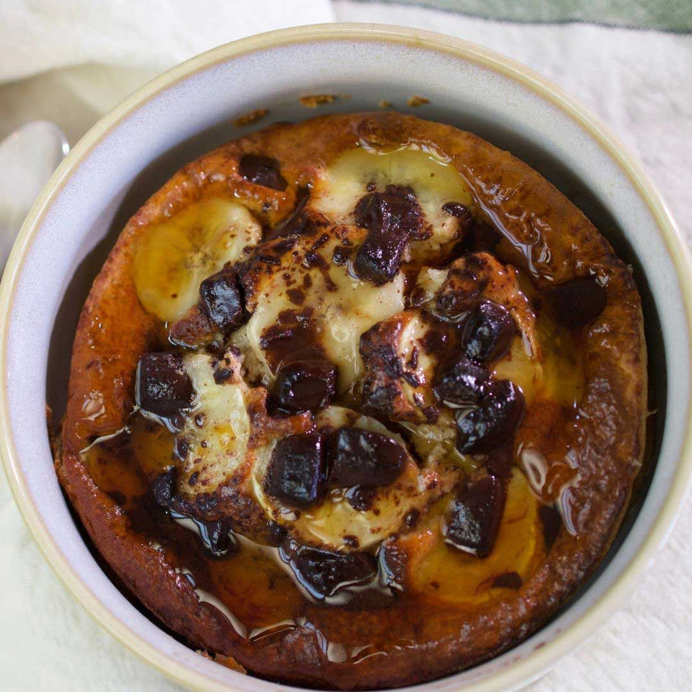 Banana Bread Oats with Chocolate Chunks