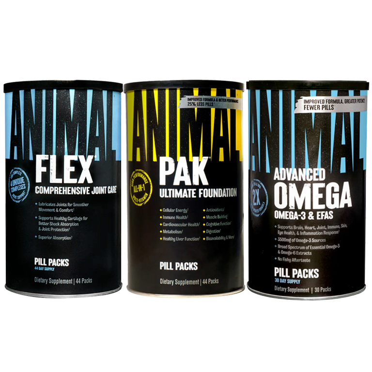 Stack Pak Workout Supplement Stacks for Muscle Building & Recovery – Animal Pak