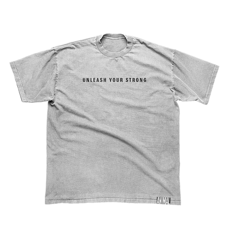 Limited Edition: Animal Unleash Your Strong Tee Grey